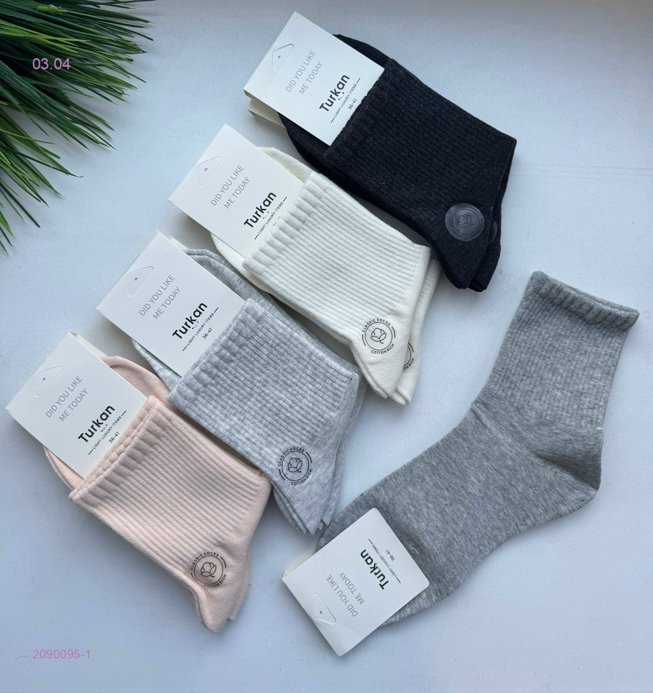 Носки женские 10 пар 2090095-1