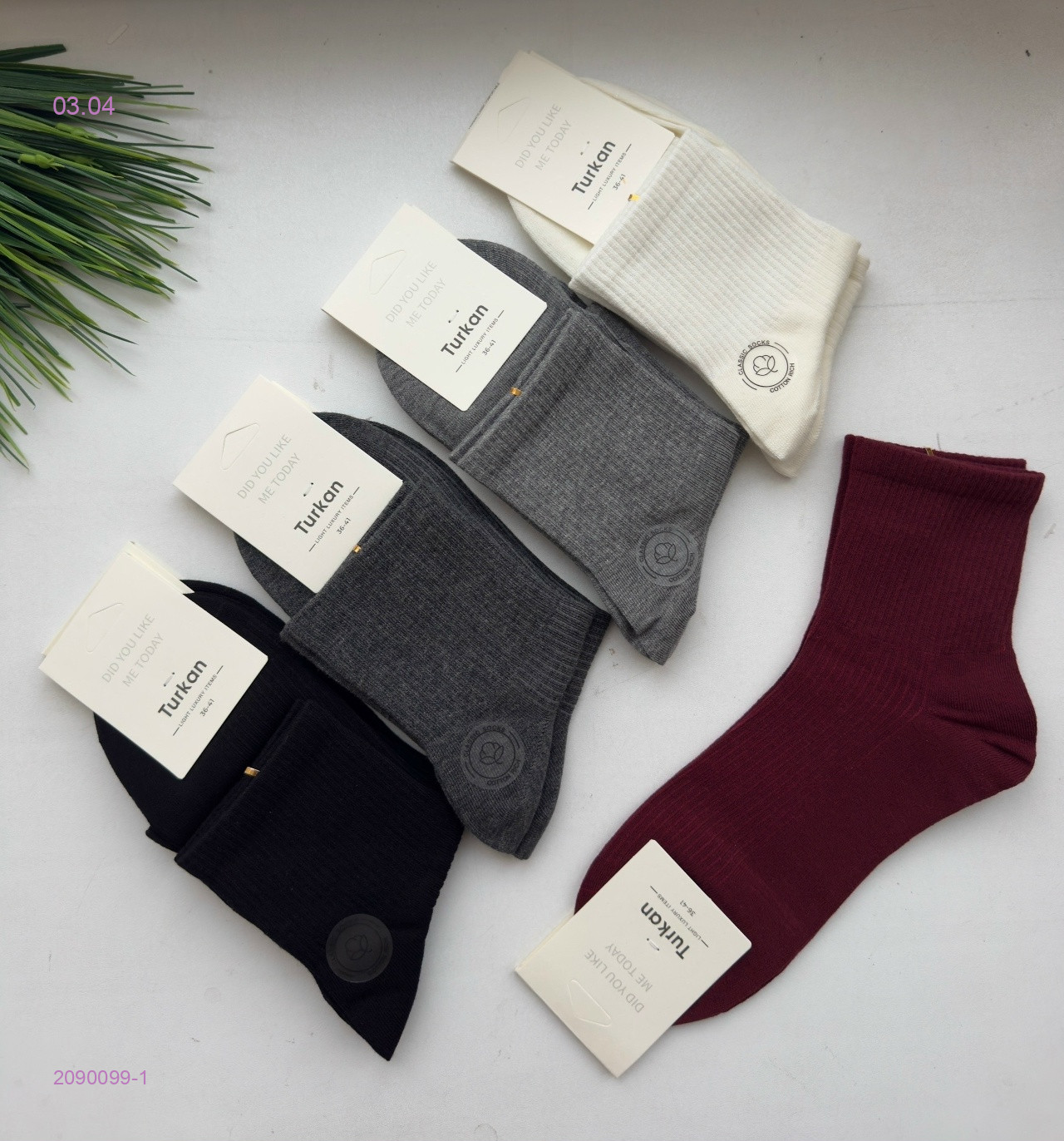 Носки женские 10 пар 2090099-1