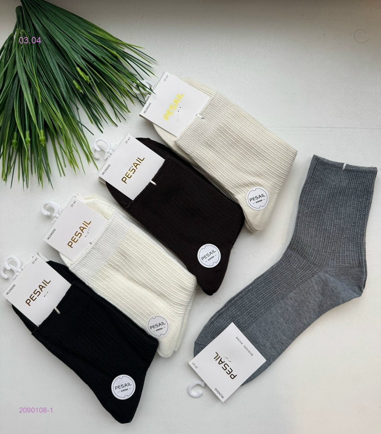Носки женские 10 пар 2090108-1