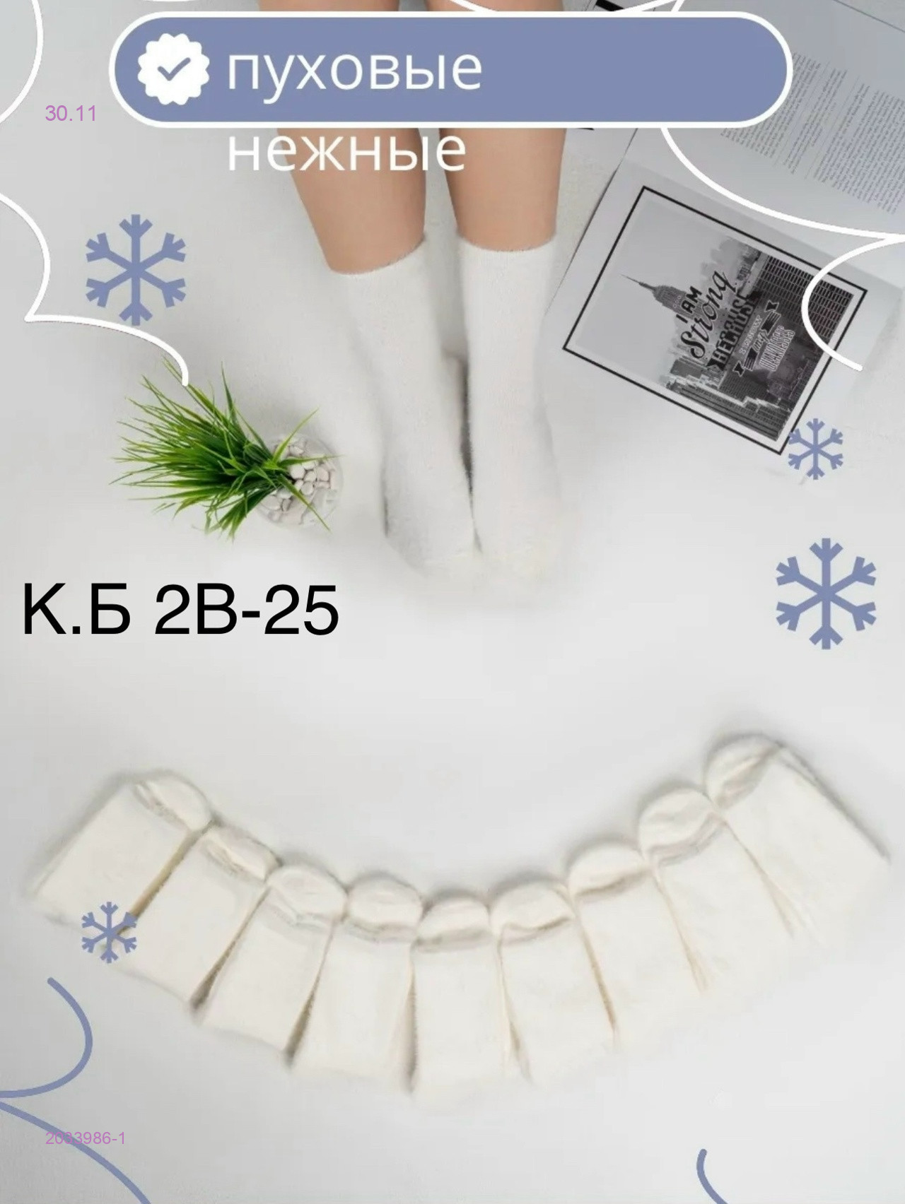 Носки женские 10 пар 2033986-1