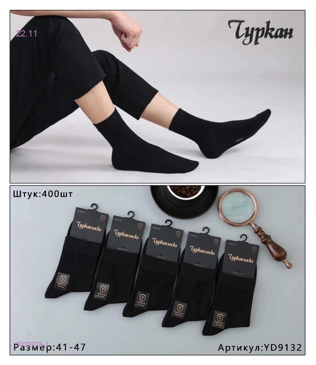 Носки мужские 10 пар 2029378-1