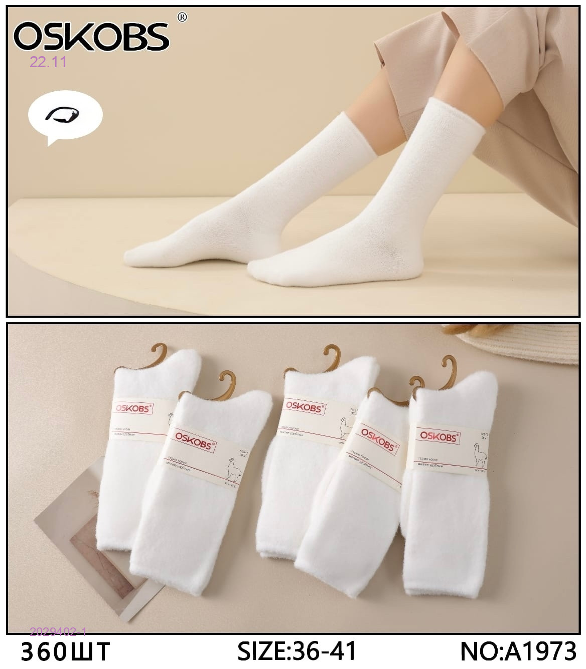 Носки женские 10 пар 2029402-1