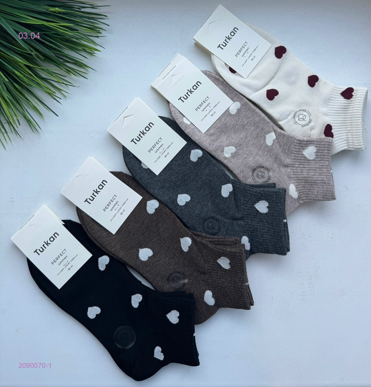Носки женские 10 пар 2090070-1