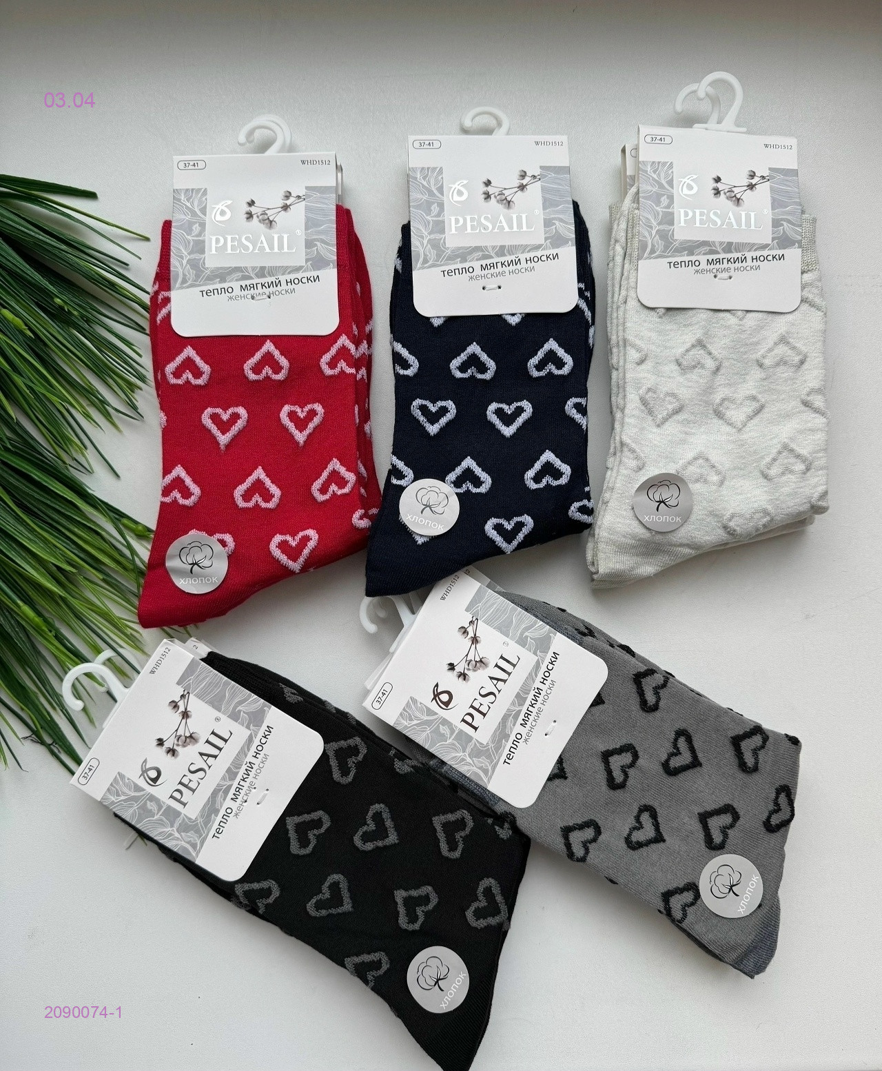 Носки женские 10 пар 2090074-1