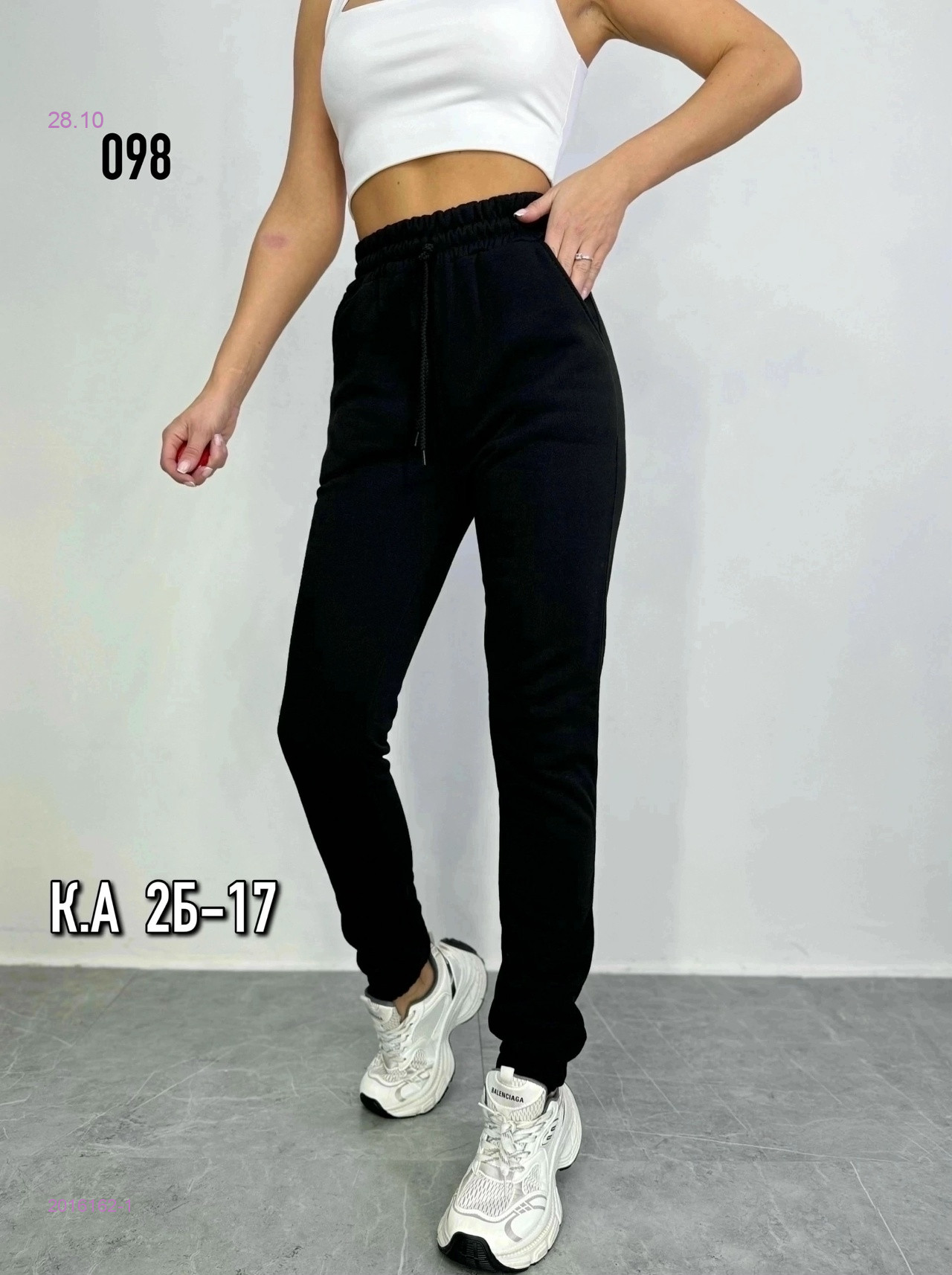 Джоггеры с начесом 2016162-1