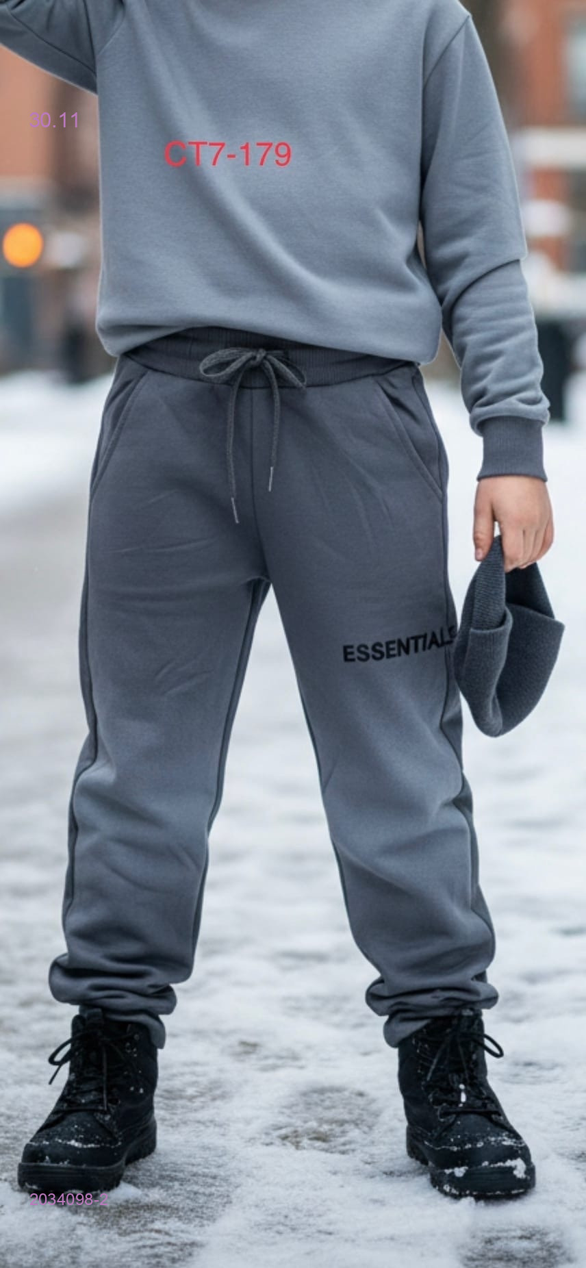 штаны с начесом 2034098-2