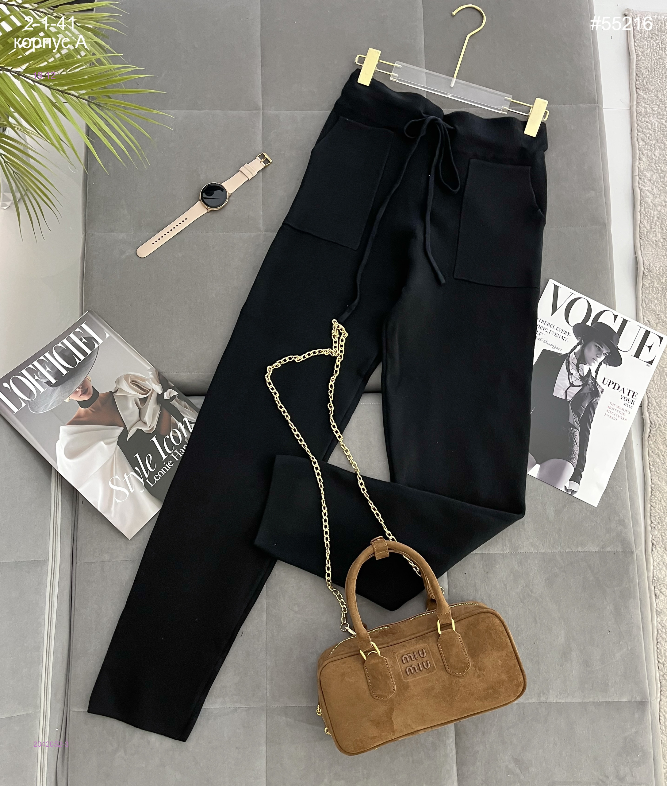 Тёплые женские брюки 2042052-3