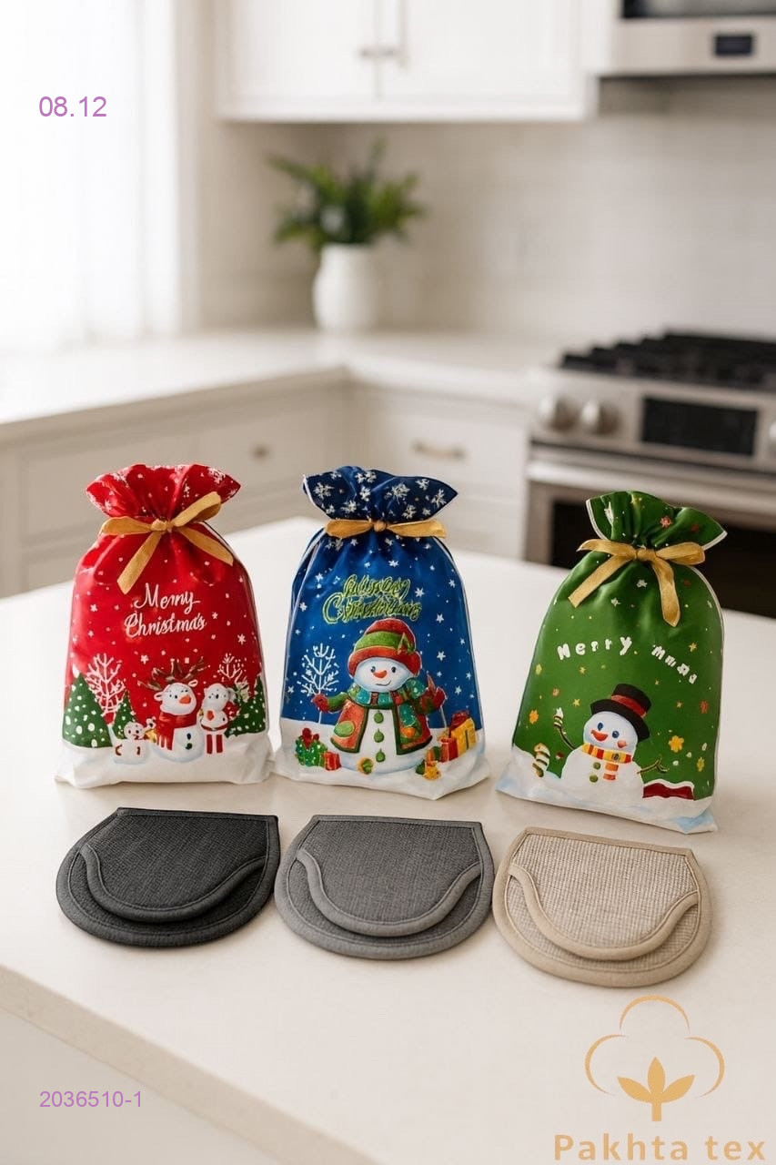 Варежка прихватка в новогоднем пакете 2036510-1