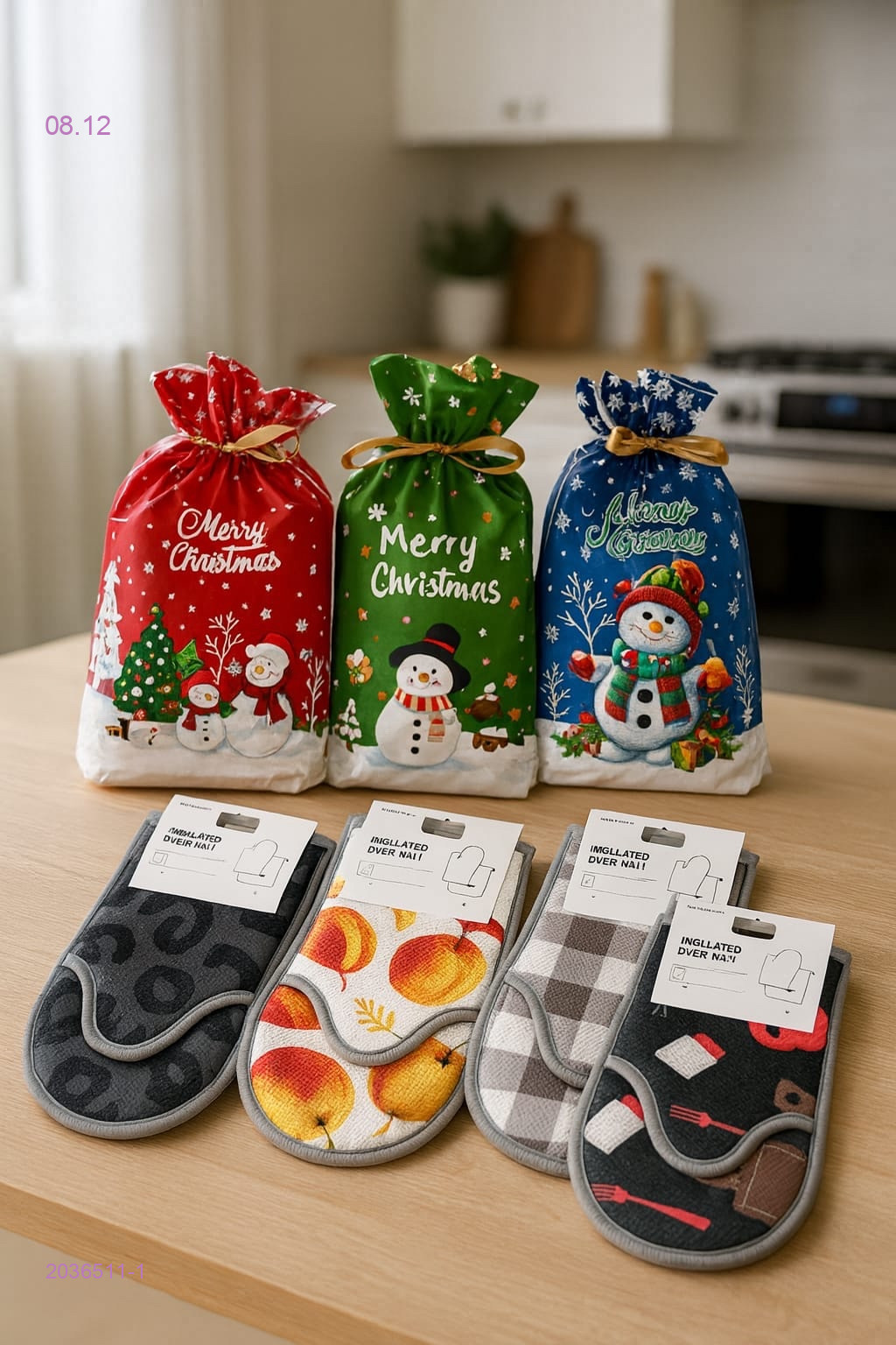 Варежка прихватка в новогоднем пакете 2036511-1