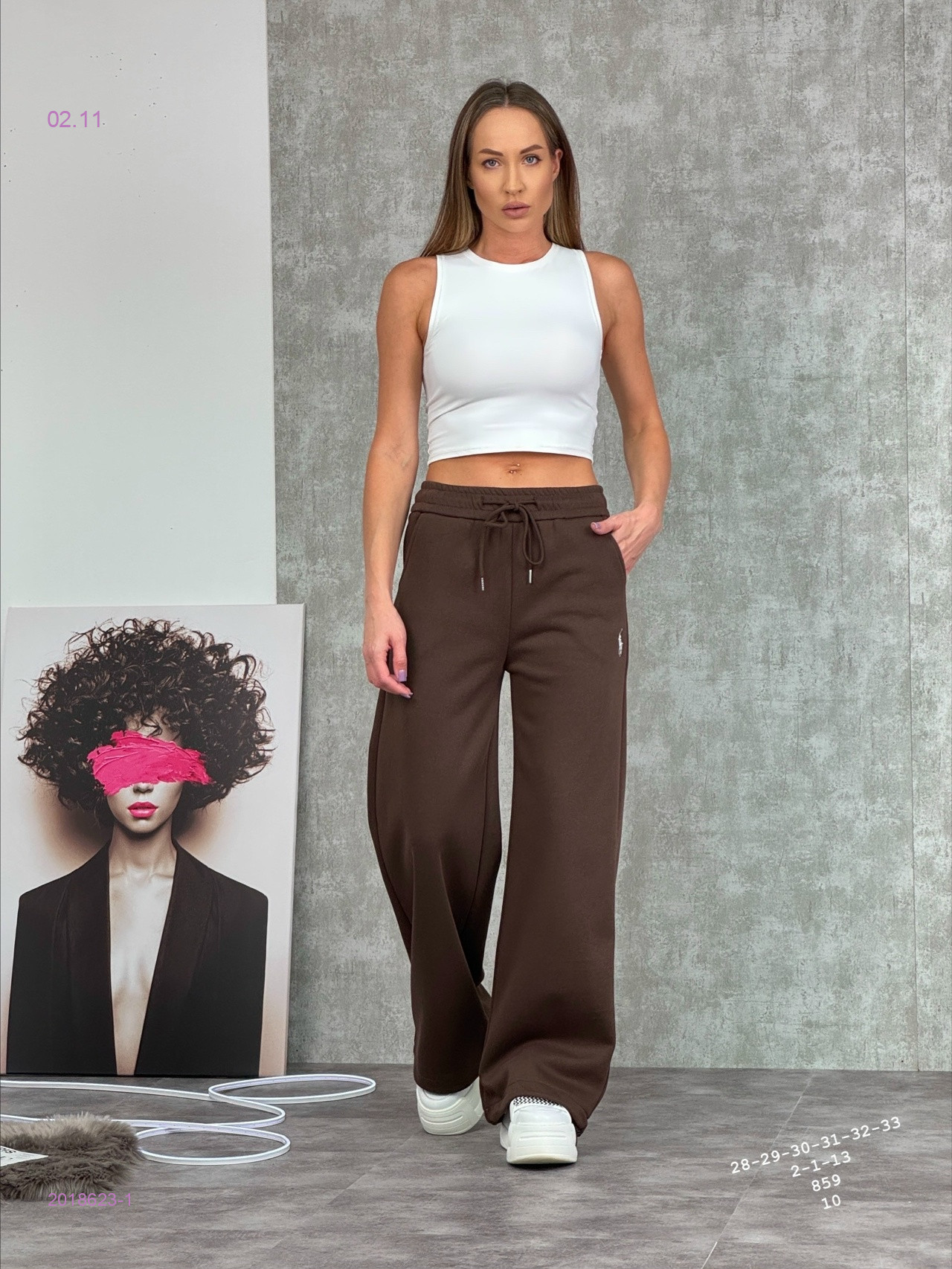 Брюки на меху бронь 2018623-1