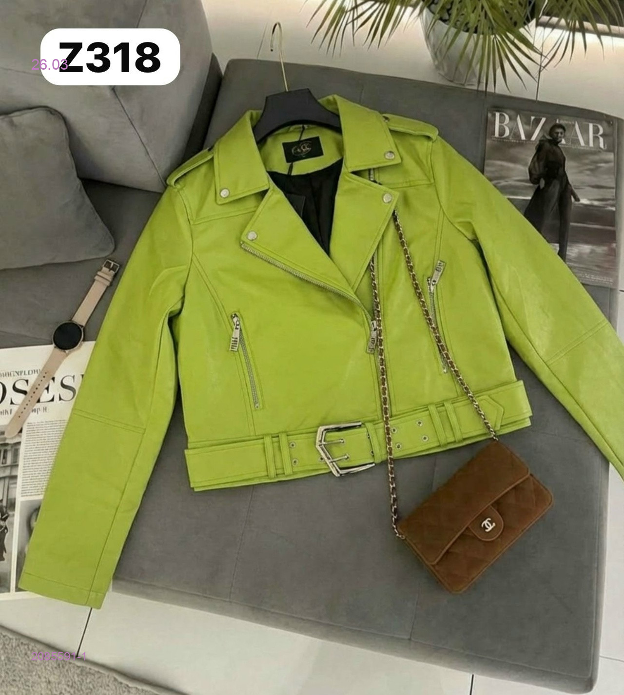 Кожаная куртка 2085591-1