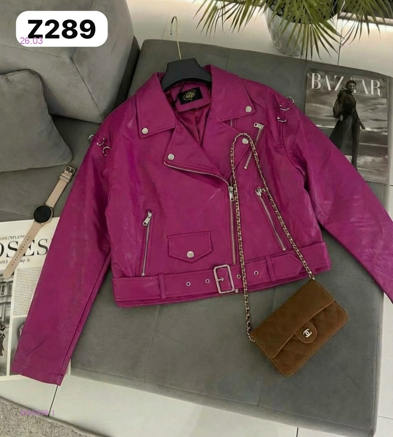 Кожаная куртка 2085596-1