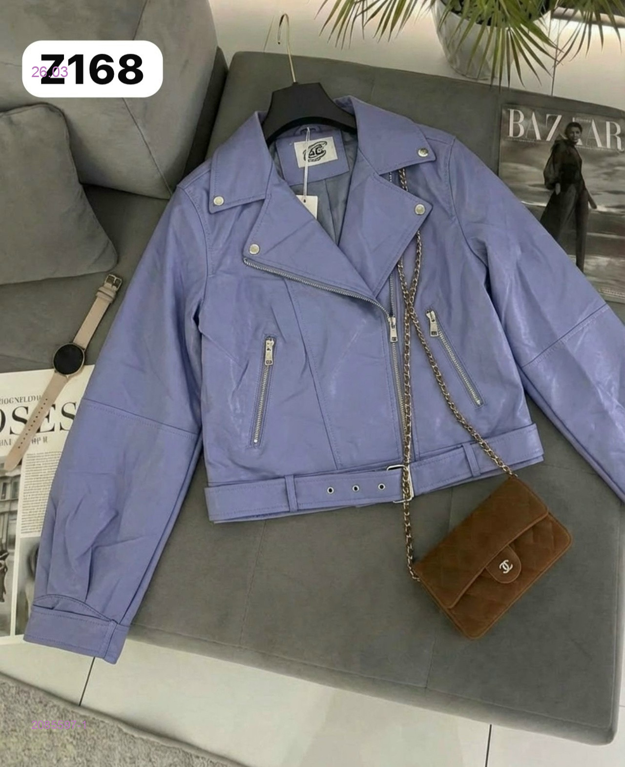 Кожаная куртка 2085597-1