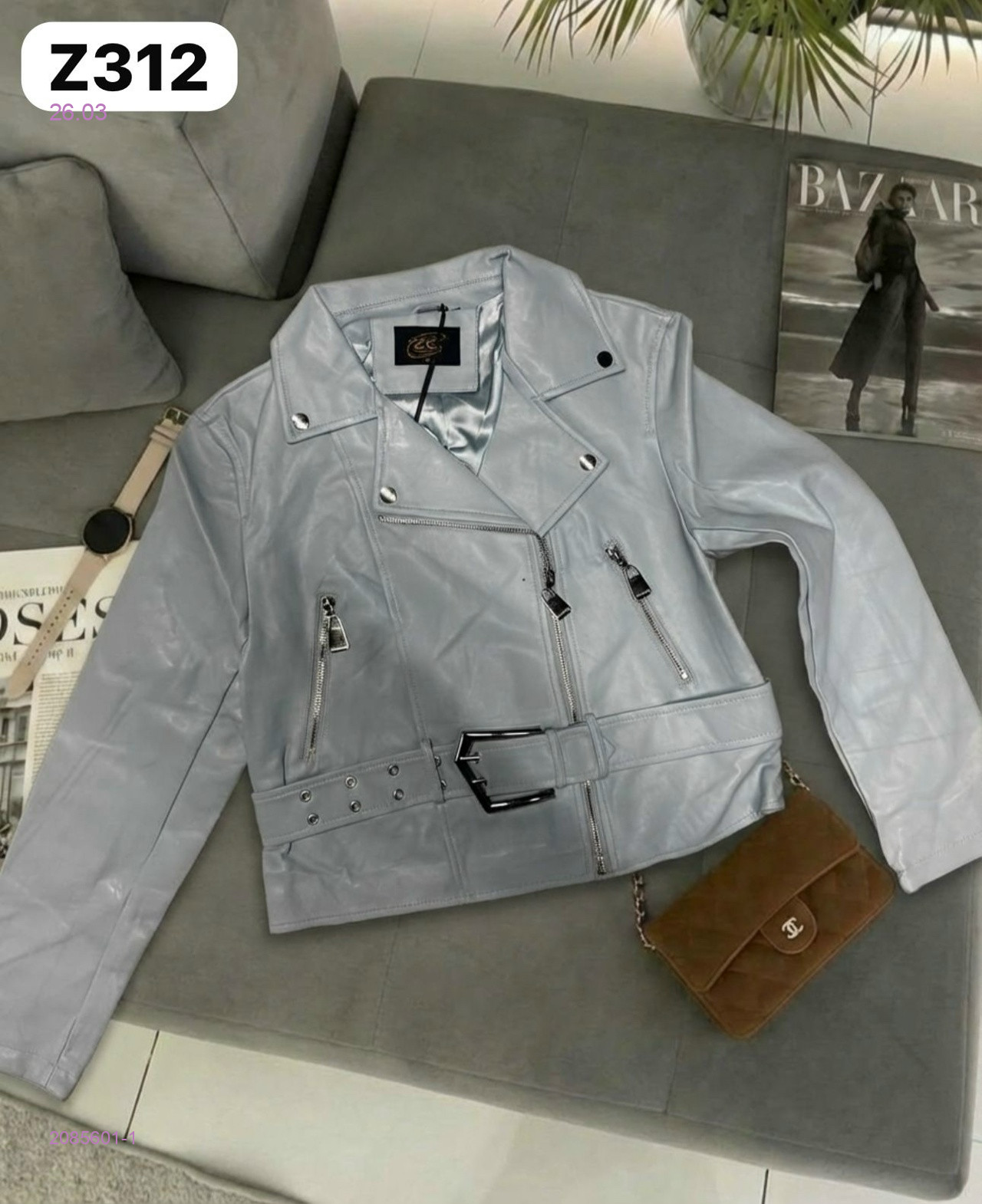 Кожаная куртка 2085601-1