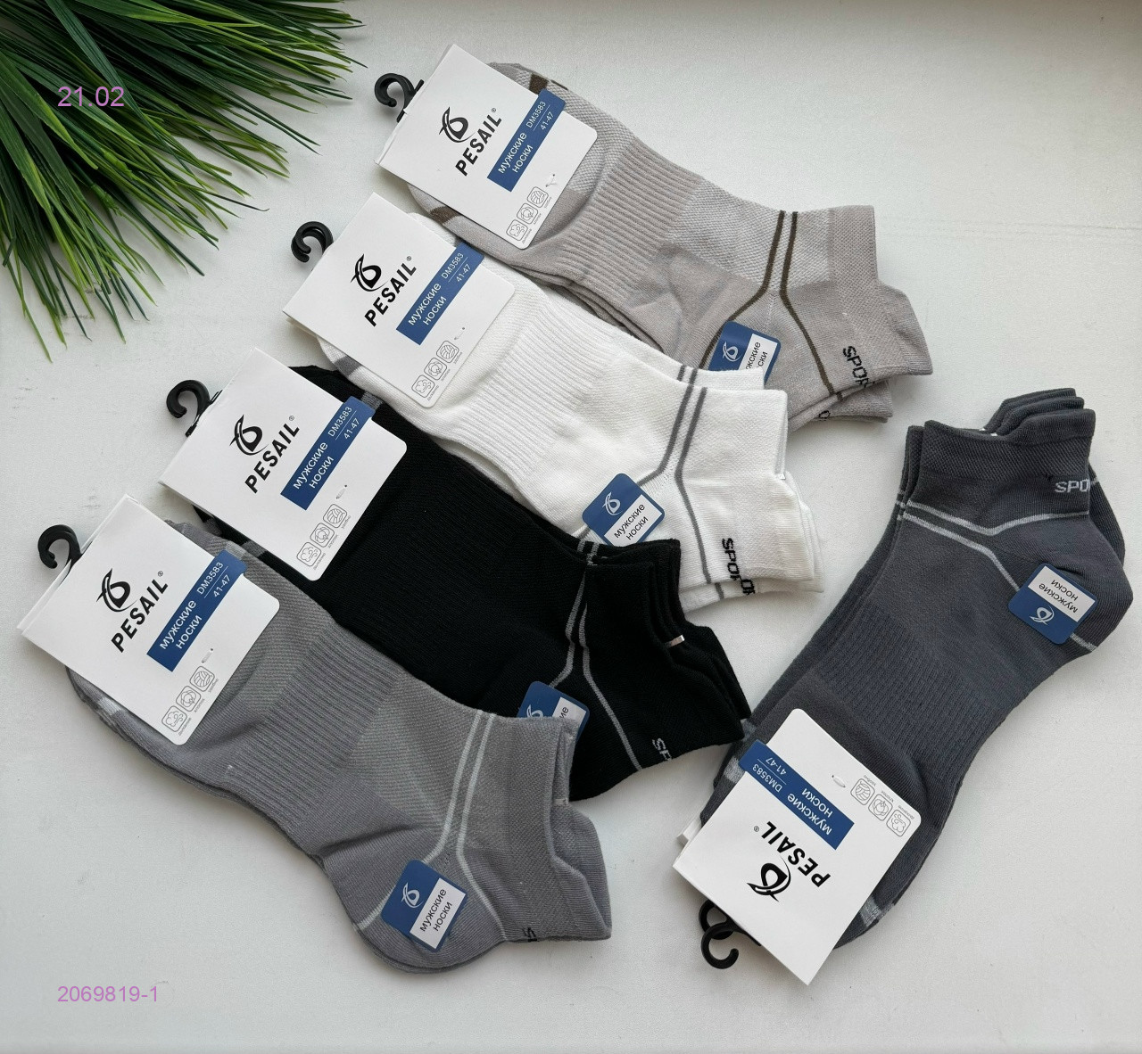 Носки мужские 10 пар 2069819-1