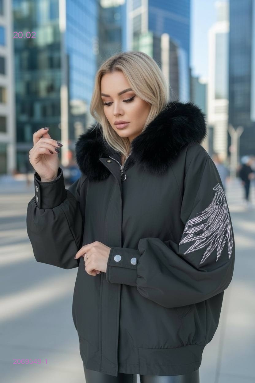 Бомпер с мехом песца 2069549-1