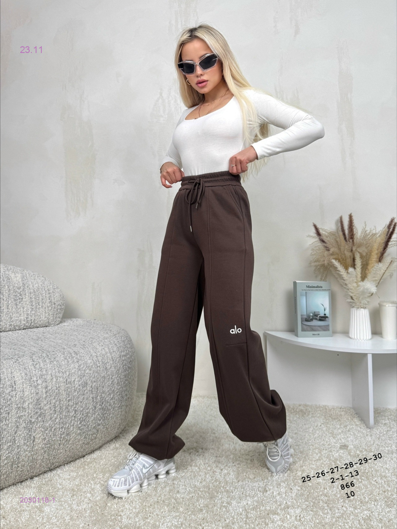 Брюки на меху бронь 2030118-1