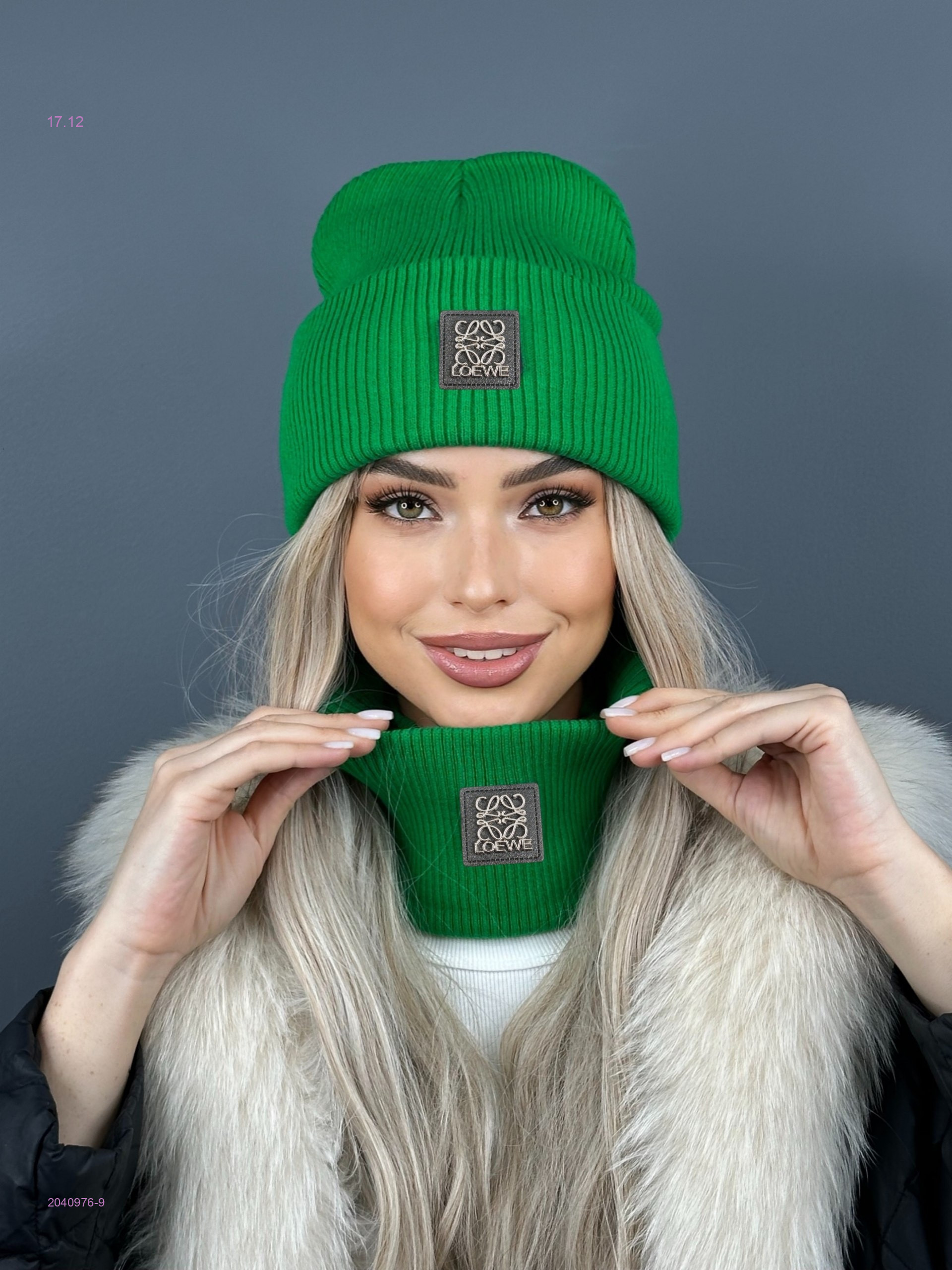 Шапка  + снуд 2040976-9