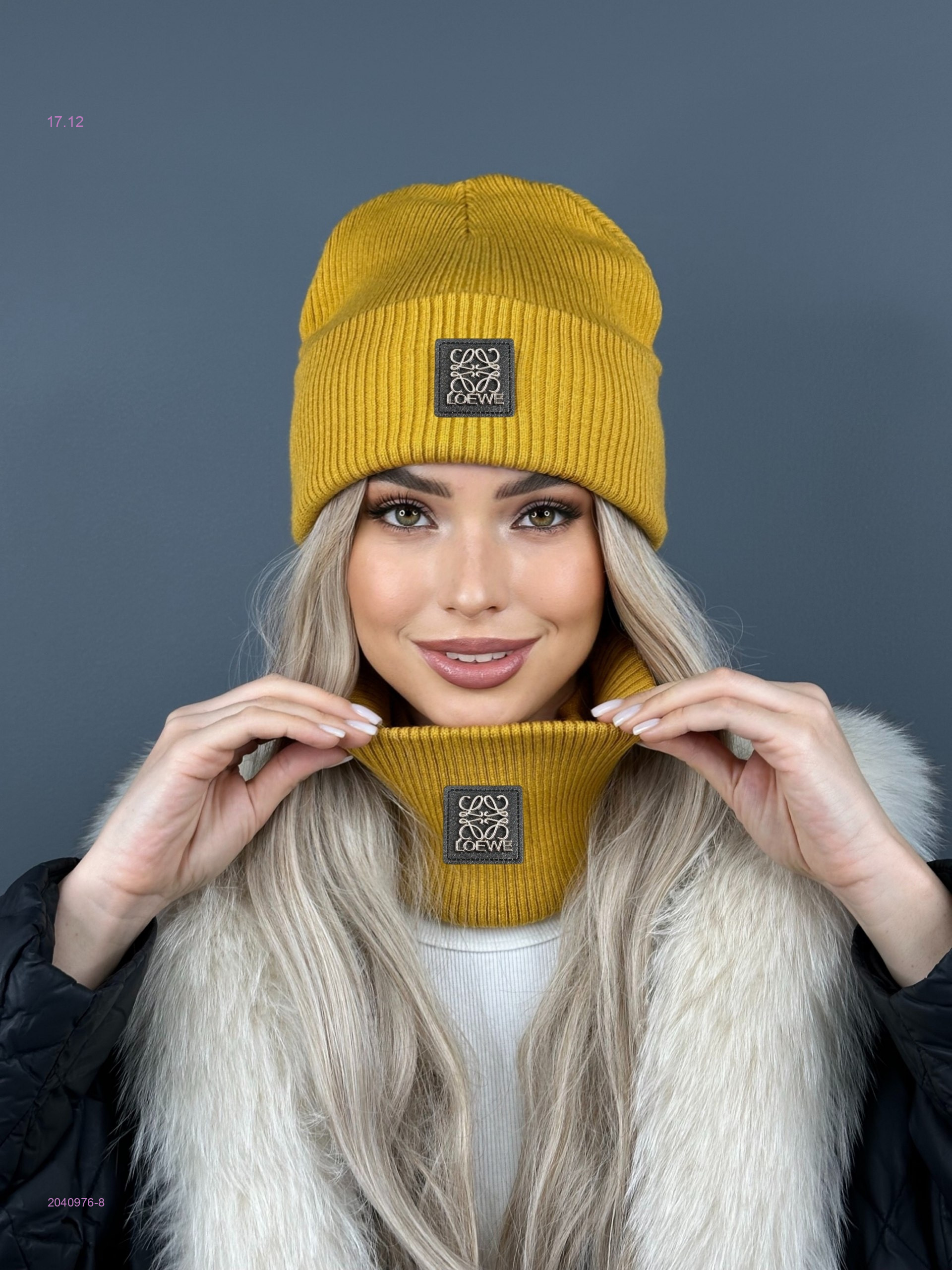 Шапка  + снуд 2040976-8