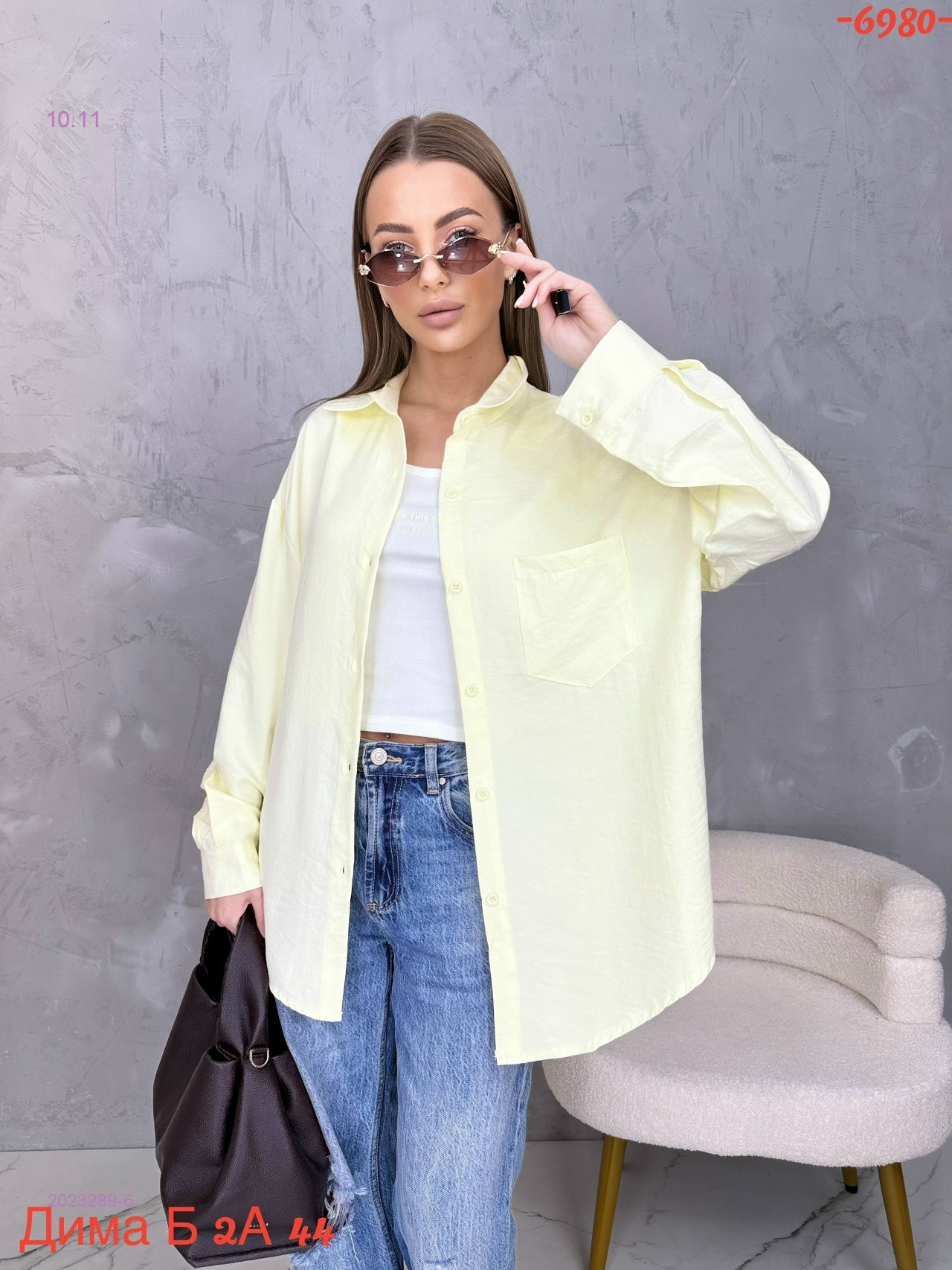 Рубашка + топ бронь 2023289-6