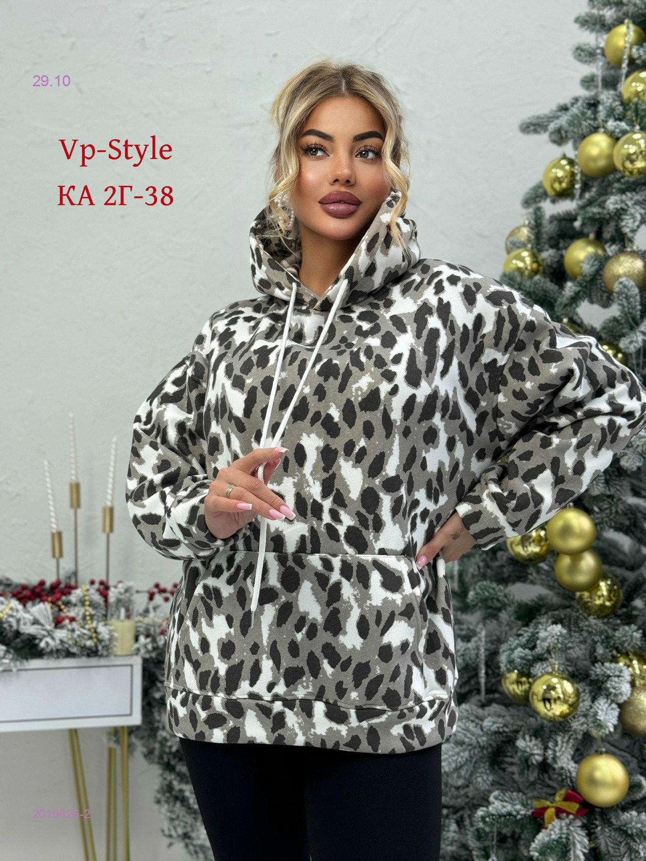 Худи с начесом 2016826-2