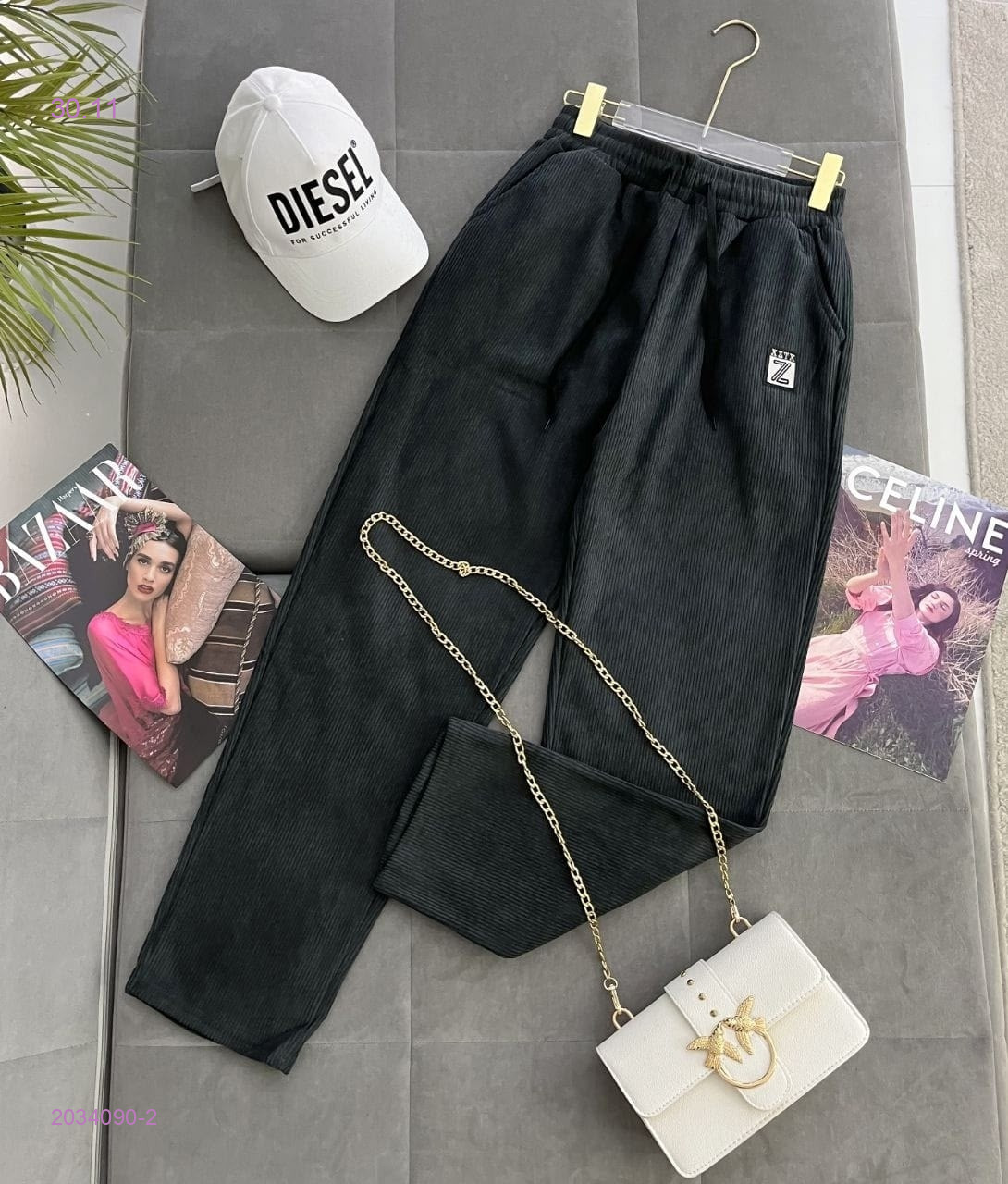 Брюки с начесом 2034090-2